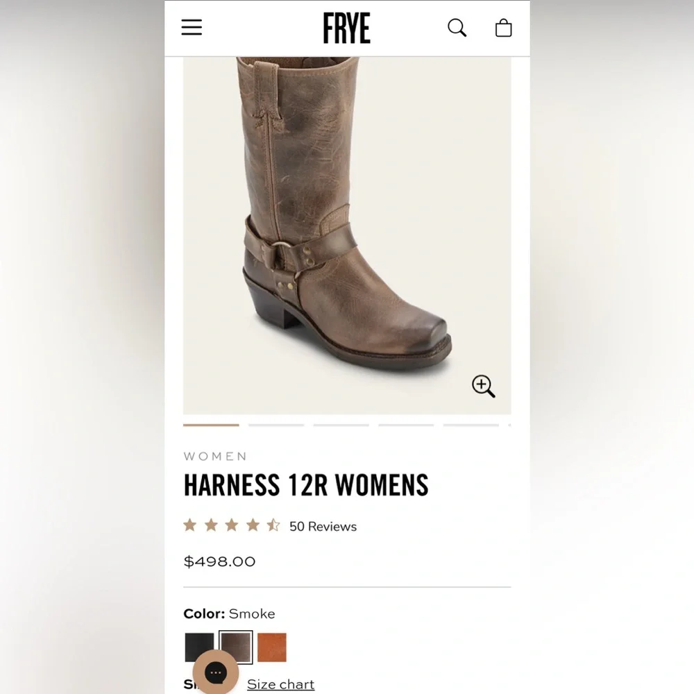 Frye Brown Leather Heeled Boots - Picture 2 of 7